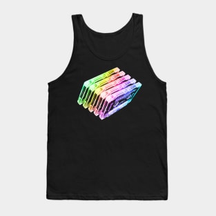 Cassette Tape Rainbow Tank Top